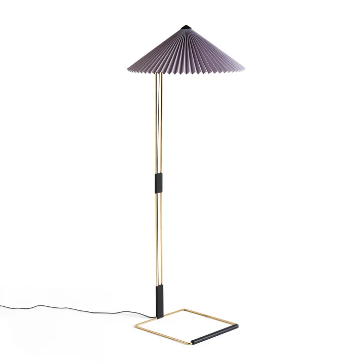 Matin LED floor lamp, lavender by HAY