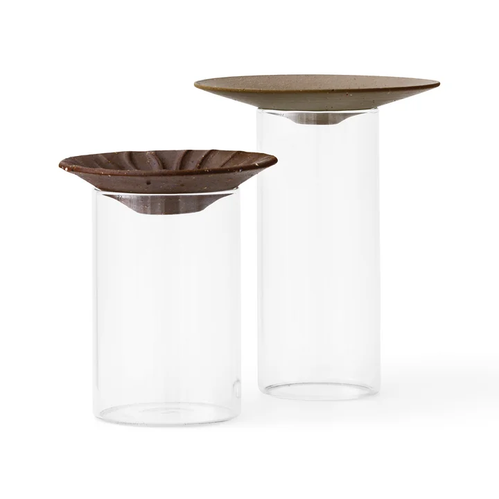 Cresco Propagation vase (set of 2), brown / beige by Audo