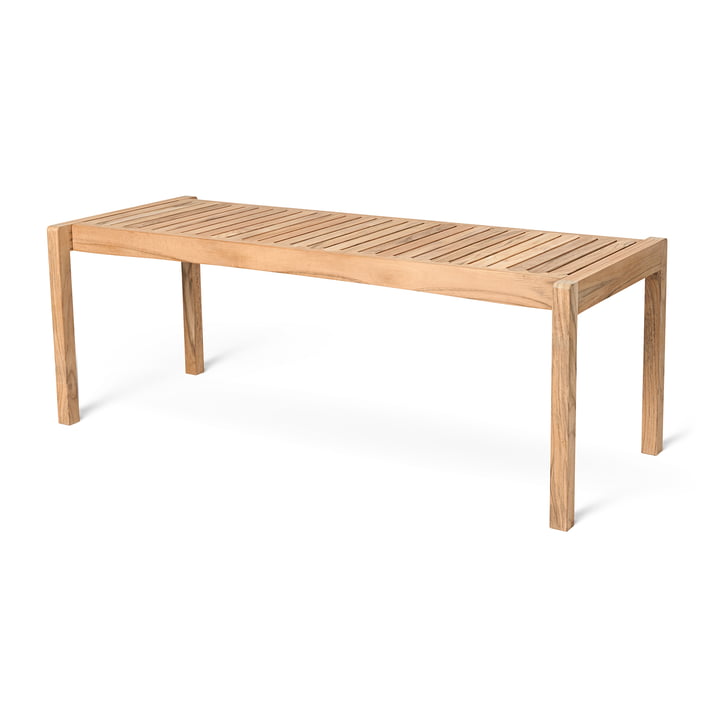 AH912 Outdoor lounge table, 12 3. 5 x 4 8. 5cm, teak untreated from Carl Hansen