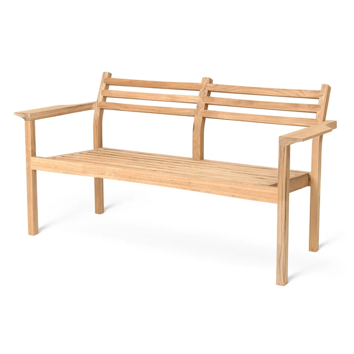 AH701 Garden bench, teak untreated from Carl Hansen