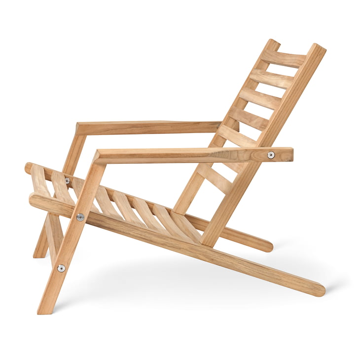 AH603 Deck chair, teak untreated from Carl Hansen