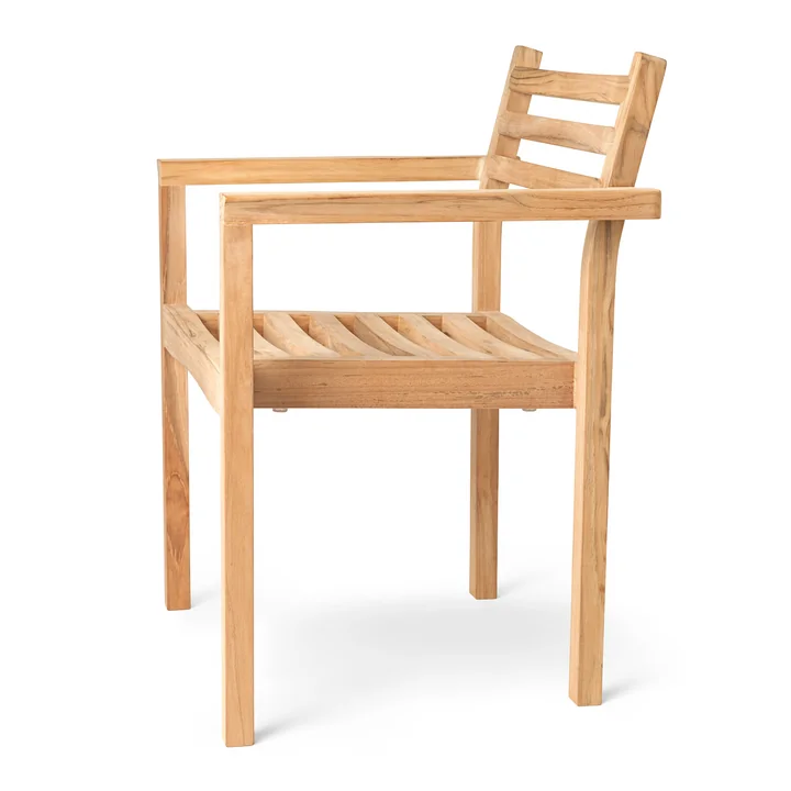AH502 Garden armchair, teak untreated from Carl Hansen