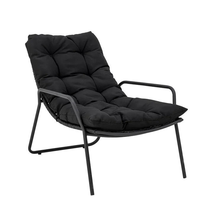Bloomingville - Boel deck chair with footrest