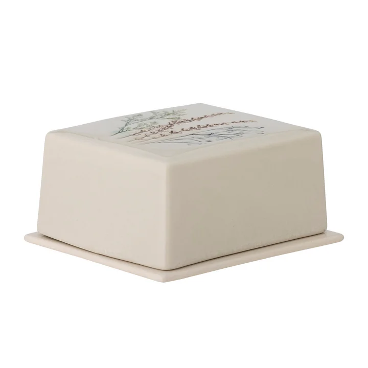 Bloomingville - Bea Butter dish, natural