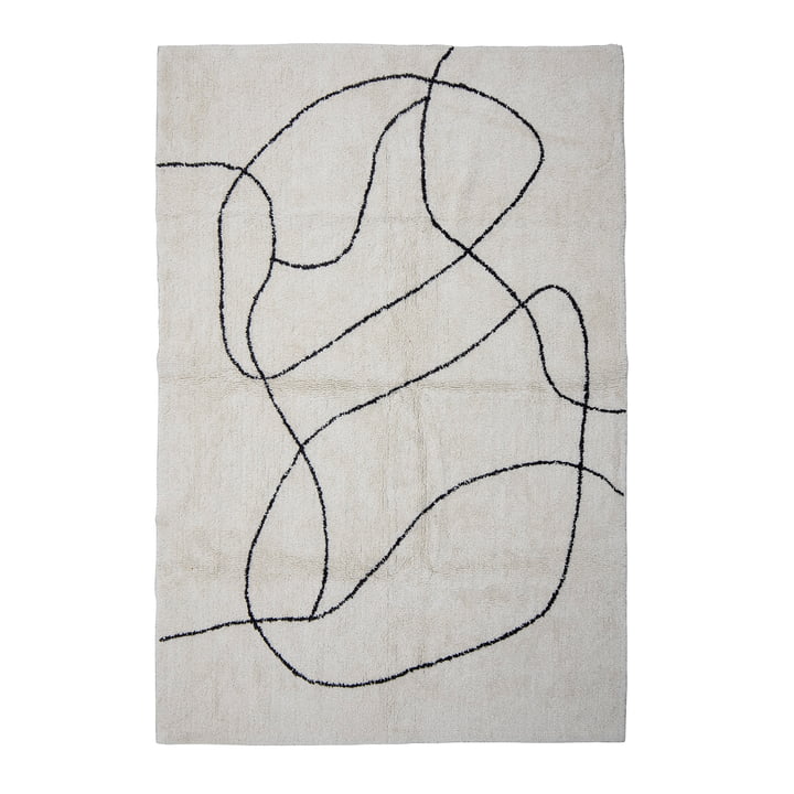 Bloomingville - Viga carpet, 180 x 120 cm, white