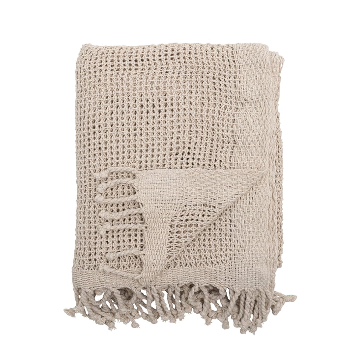 Bloomingville - Lucille Throw, 125 x 150 cm, natural
