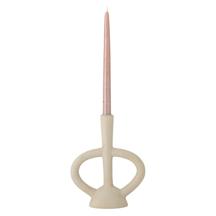 Bloomingville - Ramina candlestick, h 21 cm, white