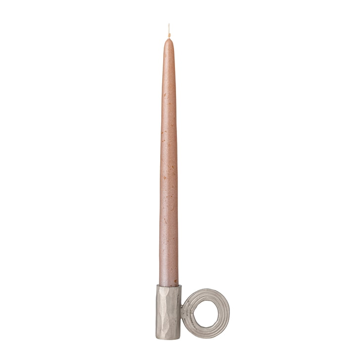 Bloomingville - Kensi candlestick, h 6 cm, silver