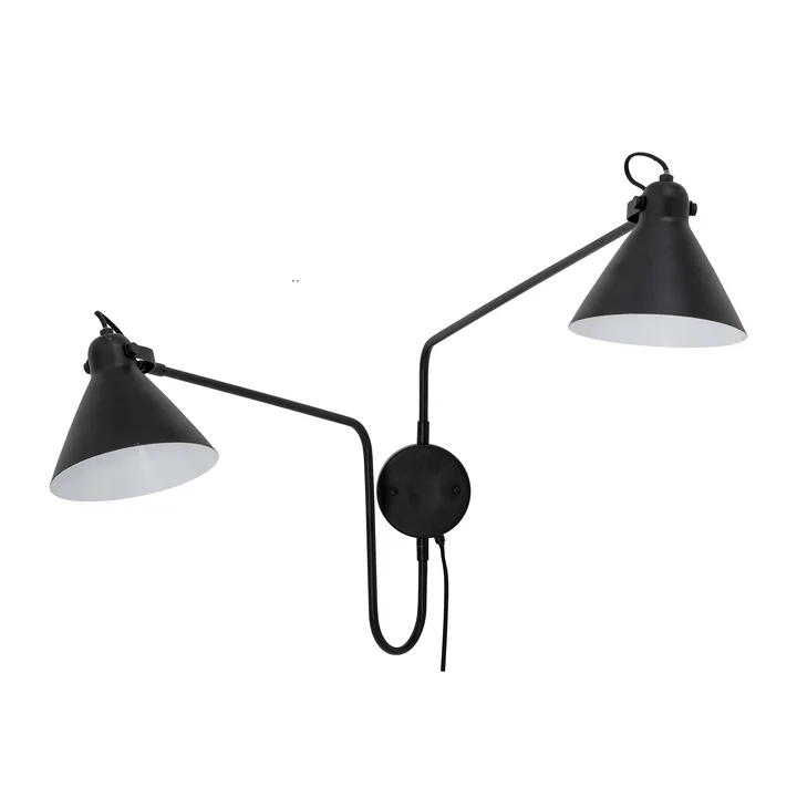 Bloomingville - Felicity wall lamp, black