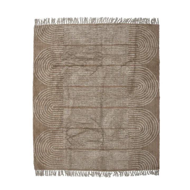 Bloomingville - Zeynep carpet, 150 x 215 cm, brown