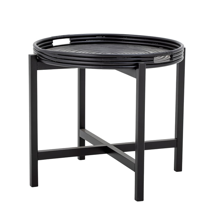 Bloomingville - Milli tray table, Ø 60 cm, black