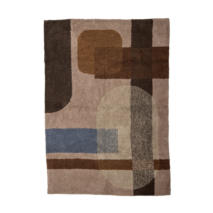 Bloomingville - Zofia carpet, 140 x 200 cm, brown