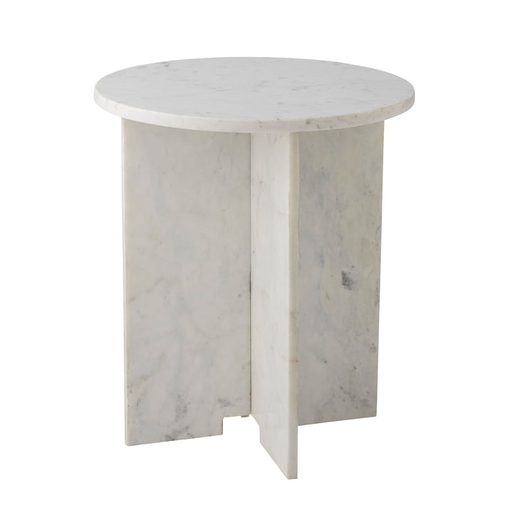 Bloomingville - Jasmia side table, Ø 46 cm, white