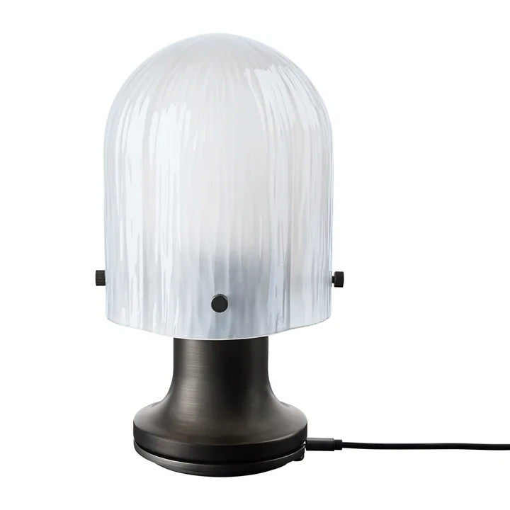 Seine Table lamp LED Outdoor from Gubi in the finish brass antique / frosted glass