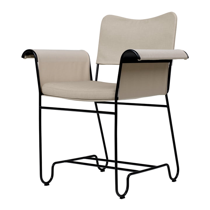 Tropique Outdoor Dining Chair, classic black / Leslie Limonta from Gubi