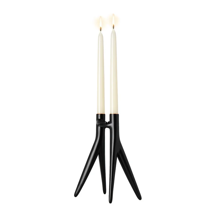 Abbracciaio Candlestick, black from Kartell