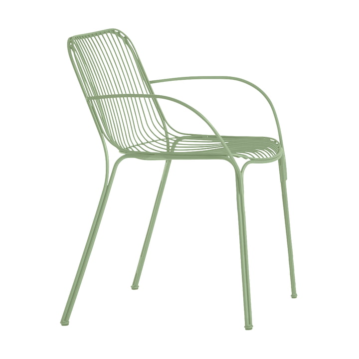 Hiray Armchair, sage green from Kartell