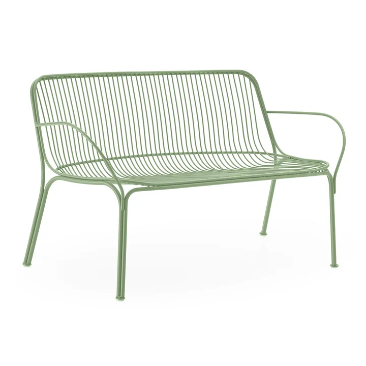 Hiray Garden sofa, sage green from Kartell