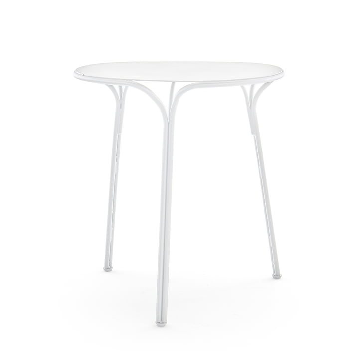 Hiray Garden table, Ø 60 cm, white by Kartell