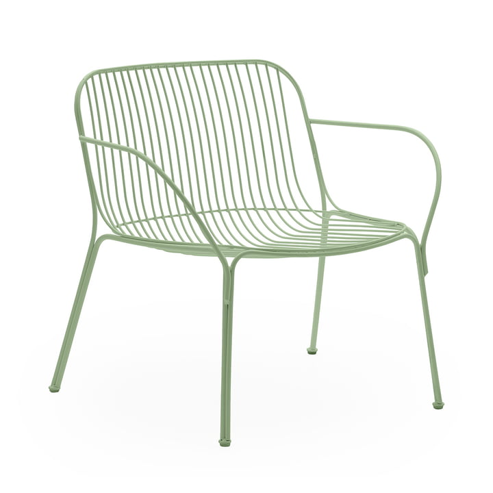 Hiray Lounge Chair, sage green from Kartell