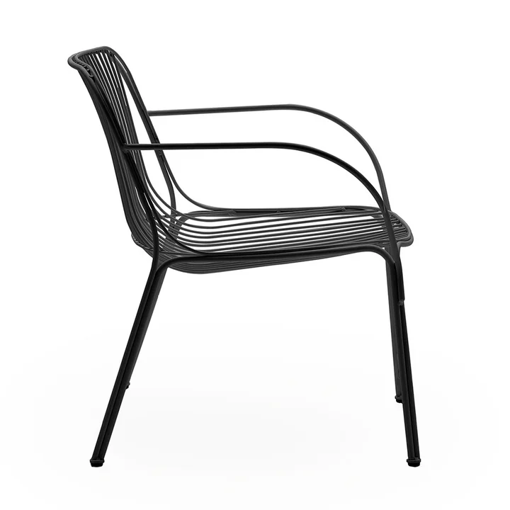 Hiray Lounge Chair, black from Kartell