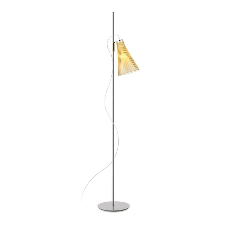 K-Lux Floor lamp, diffuser straw yellow, frame gray from Kartell