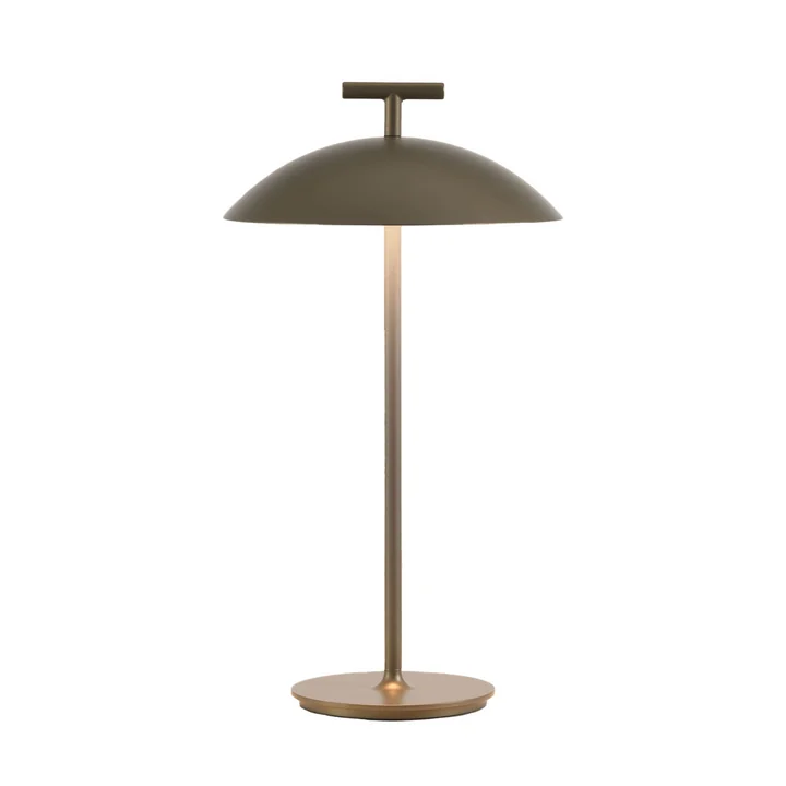 Mini Geen-A LED battery table lamp, bronze from Kartell