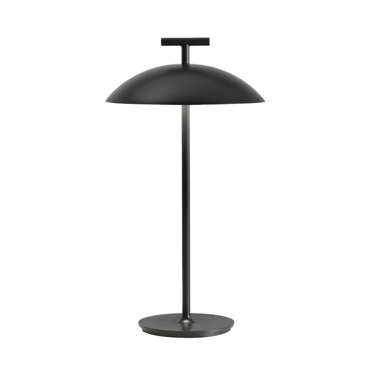 Mini Geen-A LED battery table lamp, black from Kartell