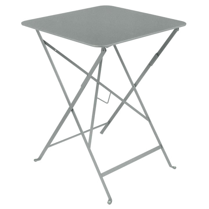 Fermob - Bistro Folding table, 57 x 57 cm, lapilli gray