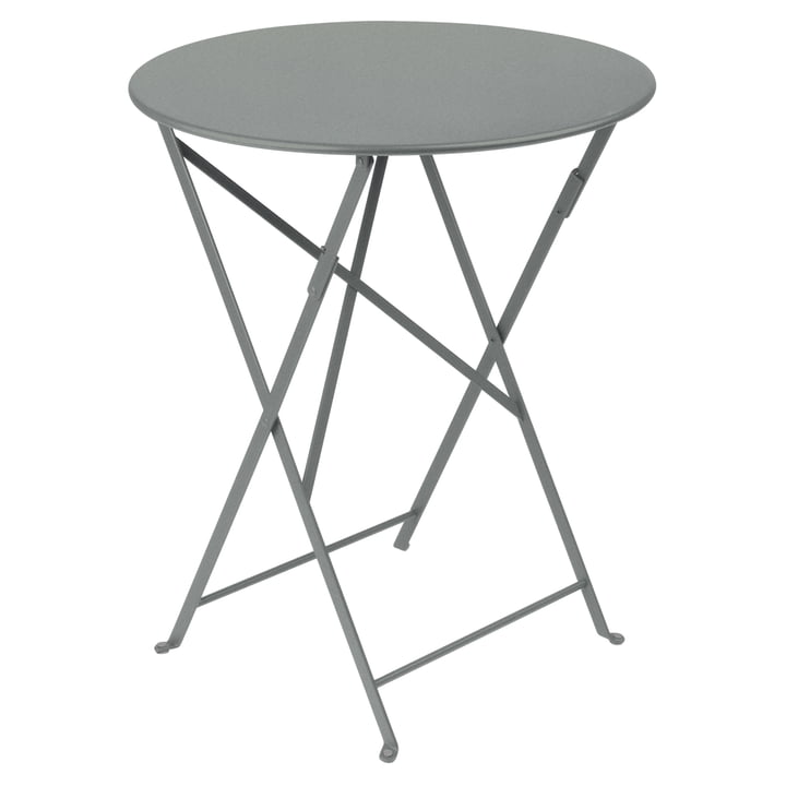 Fermob - Bistro Folding table Ø 60 cm, lapilli gray