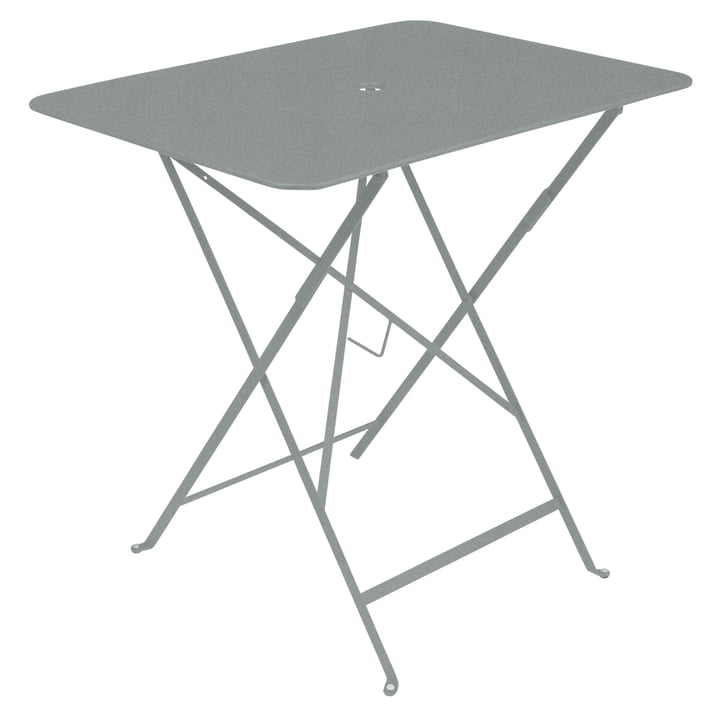Fermob - Bistro Folding table, 77 x 57 cm, lapilli gray