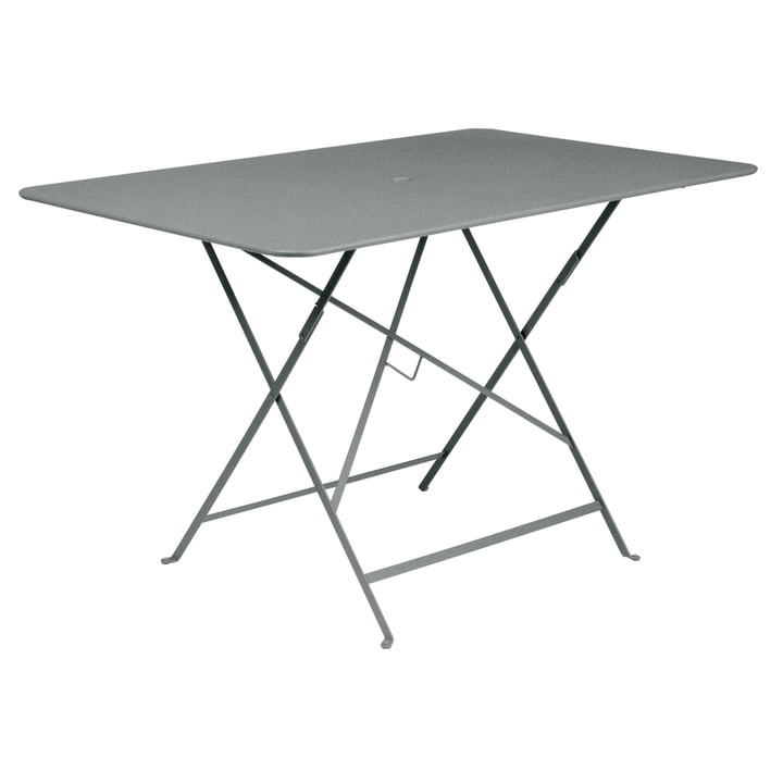 Fermob - Bistro Folding table 117x77cm, lapilli gray
