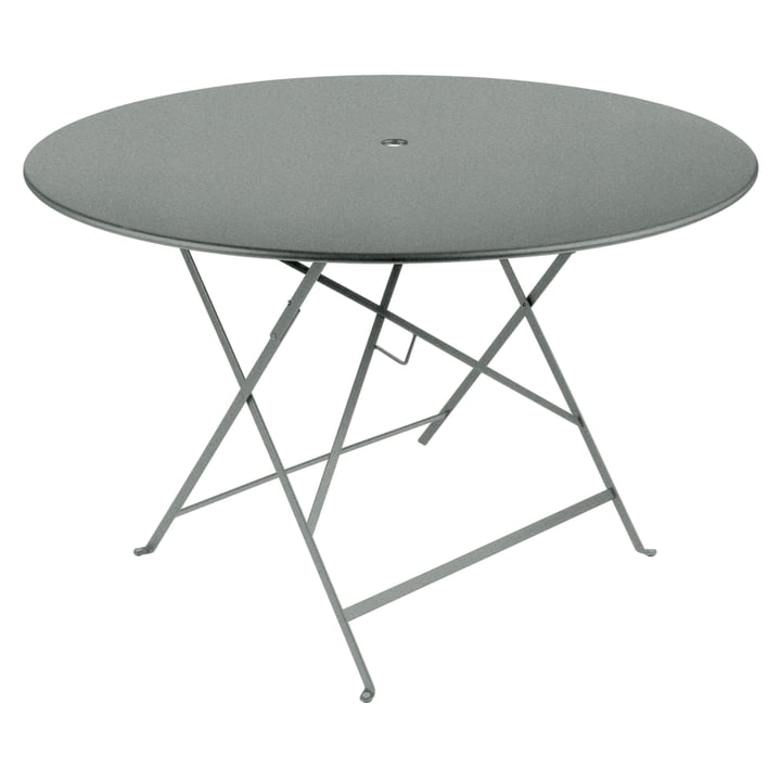 Fermob - Bistro Folding table Ø 117 cm, lapilli gray