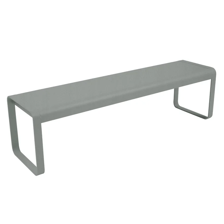 Fermob - Bellevie Bench Outdoor, L 161 cm, lapilli gray
