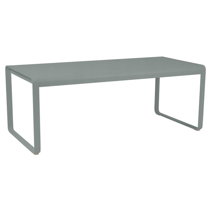 Fermob - Bellevie Table, 90 x 196 cm, lapilli gray