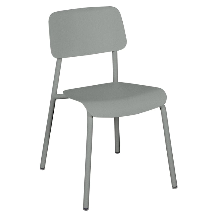 Studie Chair Outdoor from Fermob in color lapilli gray