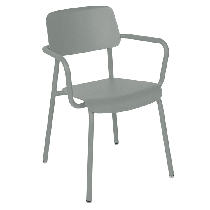 Studie Armchair Outdoor from Fermob in color lapilli gray