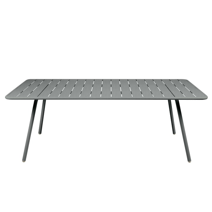 Fermob - Luxembourg Table, rectangular, 207 x 100 cm, lapilli gray