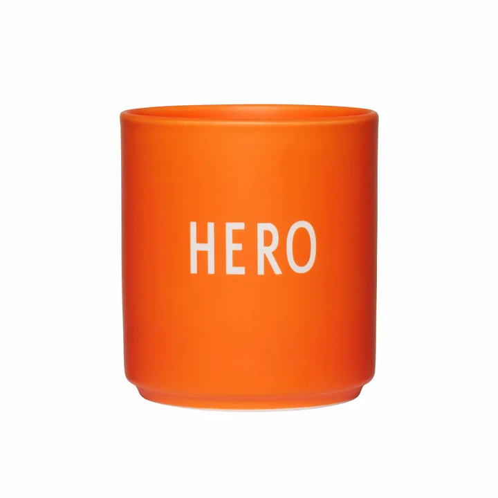AJ Favourite Porcelain mug from Design Letters in the version Hero / orange