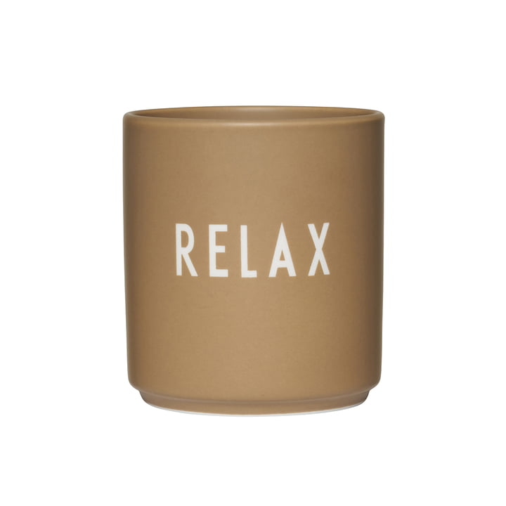 AJ Favourite Porcelain mug from Design Letters in the version Relax / camel