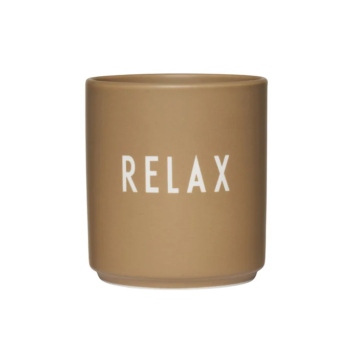 AJ Favourite Porcelain mug from Design Letters in the version Relax / camel
