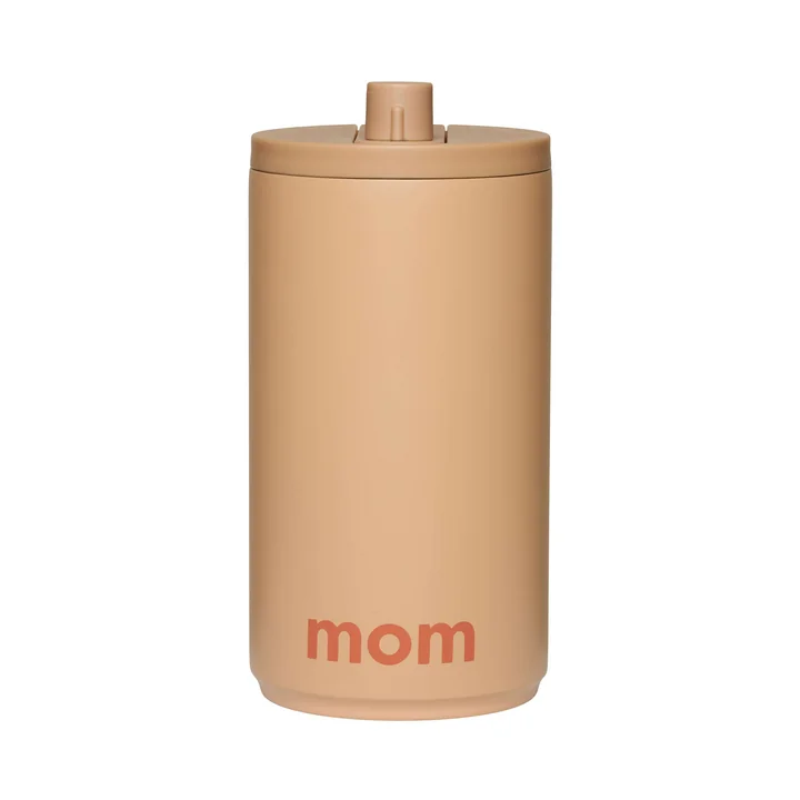 Travel Mug from Design Letters in the version Mom and Dad / beige