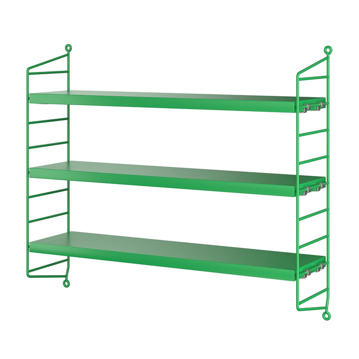 String - Pocket Wall shelf, green
