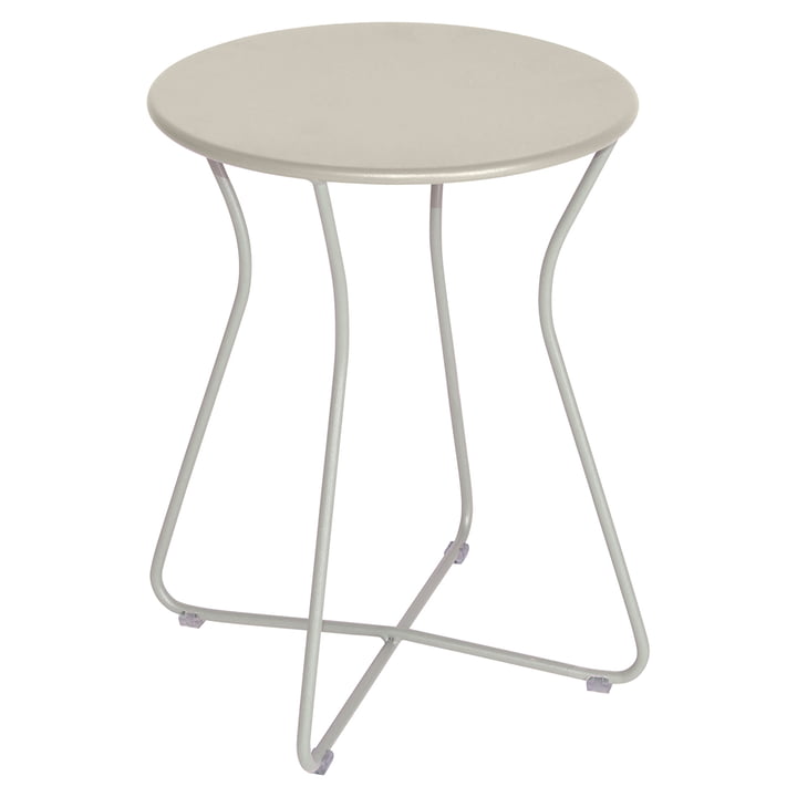 Cocotte Stool from Fermob in the finish clay gray