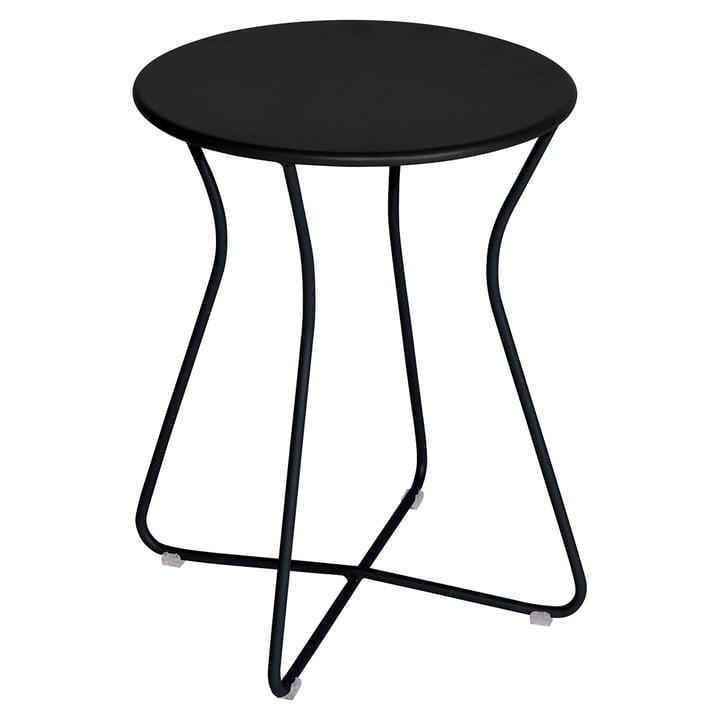 Cocotte Stool from Fermob in the finish licorice