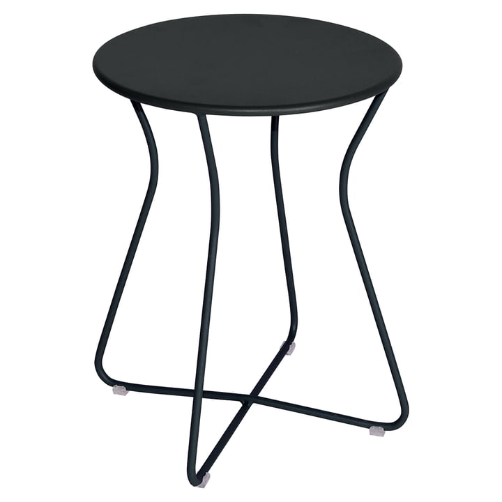 Cocotte Stool from Fermob in the finish anthracite