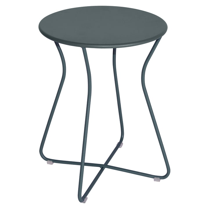 Cocotte Stool from Fermob in the finish thunder gray