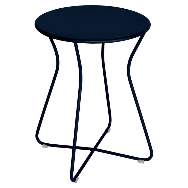 Cocotte Stool from Fermob in the finish abyss blue