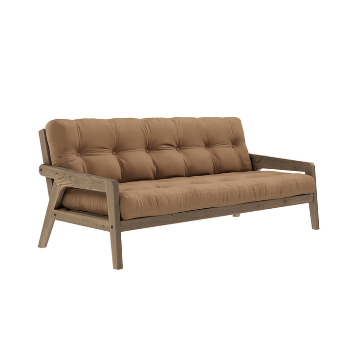 Grab Sofa from Karup Design in the version pine carob brown / mocca (755)