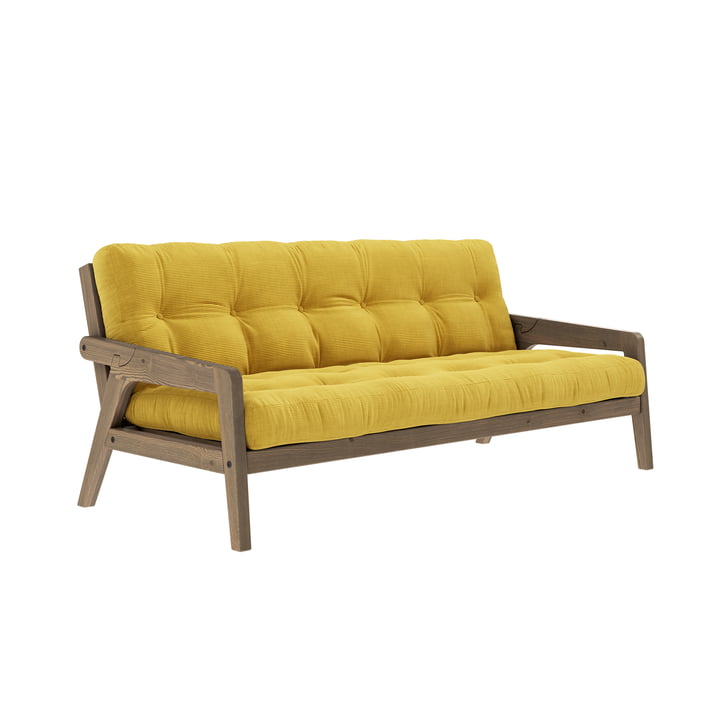Grab Sofa from Karup Design in the version pine carob brown / honey (514)